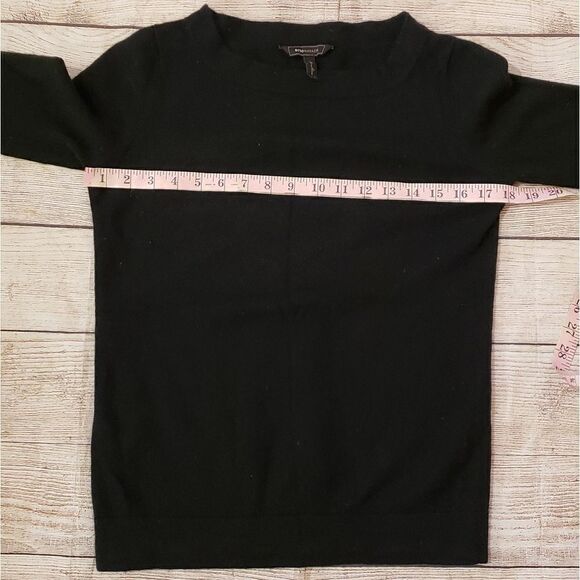 3 for $25 BCBG MaxAzria Soft Black Top Sz Small - Picture 9 of 10